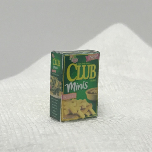 CIMIG164 - Club Minis (crackers) Dollhouse Miniature