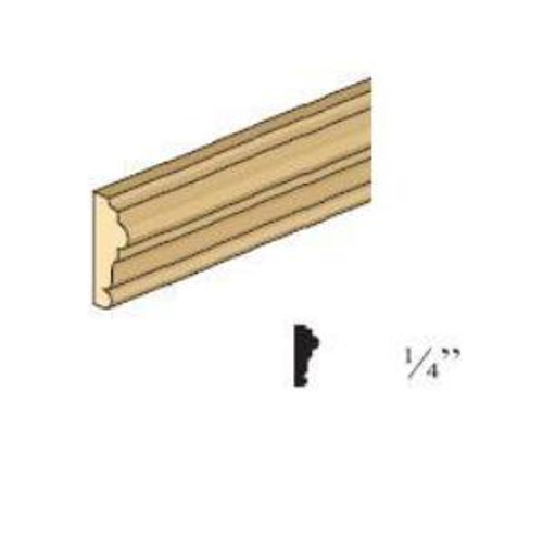 Dollhouse Miniature Chair Rail (CLA77957) illustrated