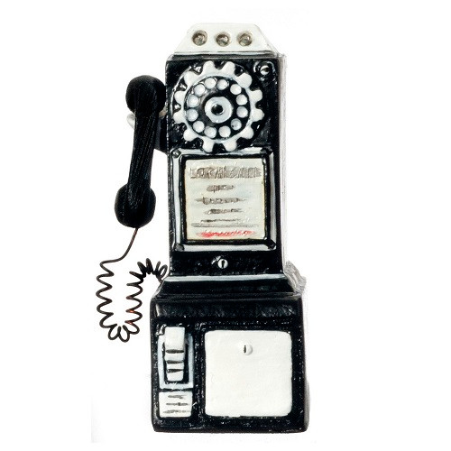 1950's Black Pay Phone