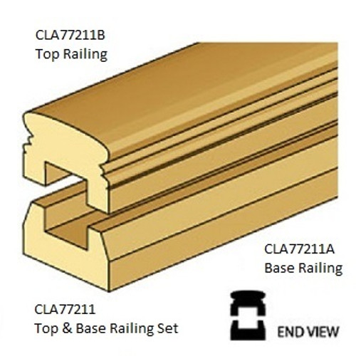 Illustration of railing components