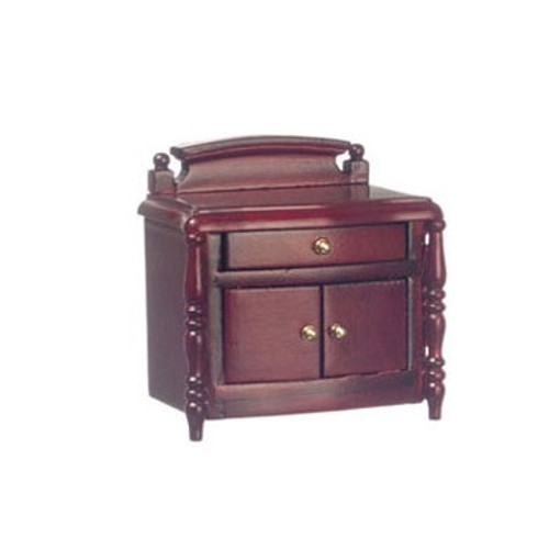 Mahogany night stand with drawer and two doors