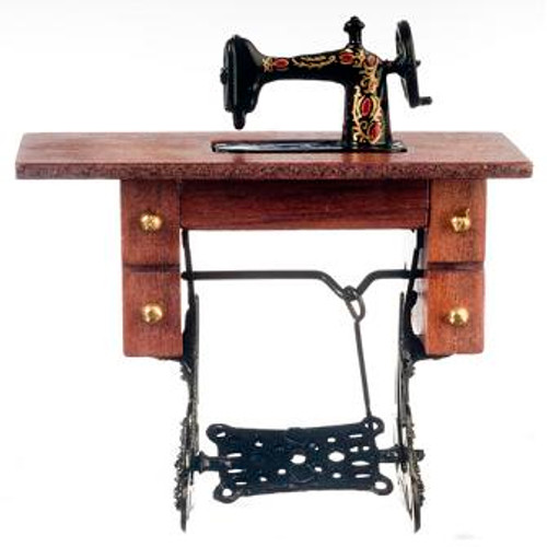 Treadle style sewing machine cabinet