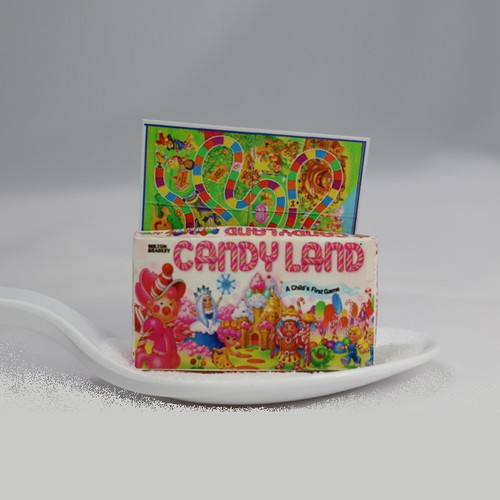 Dollhouse miniature Candy Land board game