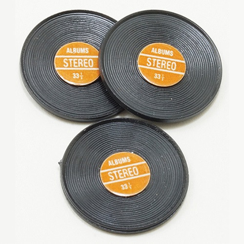 Dollhouse Miniature Phonograph Records (IM65805)