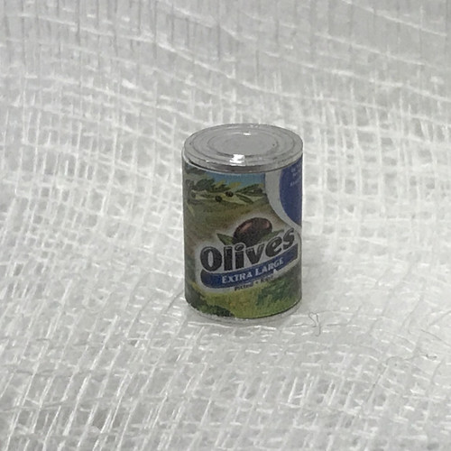 Miniature Can of Olives (CIMIG140) for Your Dollhouse