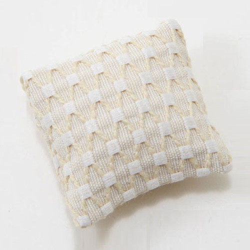 Ecru Basket Weave Pillow (BB80001)