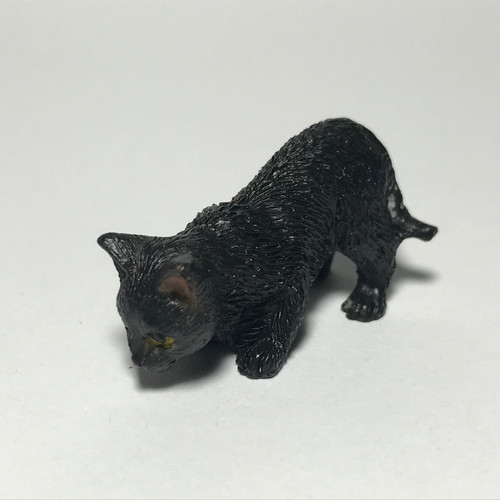 Dollhouse Miniatures Simulation Cat Tiny Animal Figurines Collectibles LP 