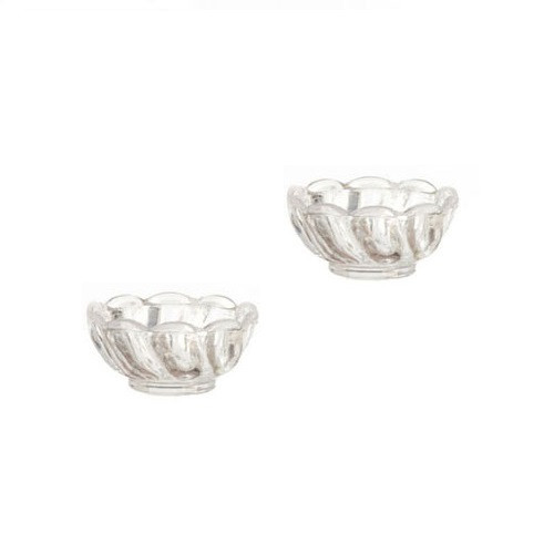 NCRA0411 - Set of Two Crystal Look (plastic) Bowls