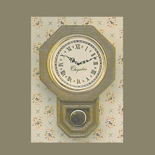 One-inch (1:12) Scale Dollhouse Miniature School Clock Kit (CB2711) One-inch (1:12) Scale Dollhouse Miniature School Clock Kit (CB2711)