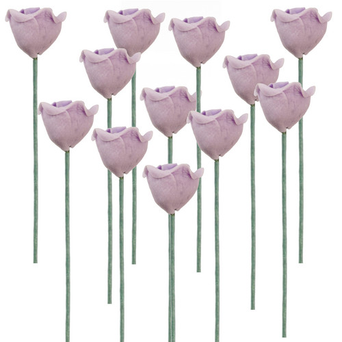 Rose Stems, Lavender, 12 pcs (RFS01-6)