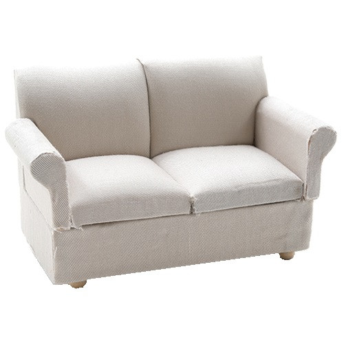 Loveseat, Beige Fabric (CLA10910)