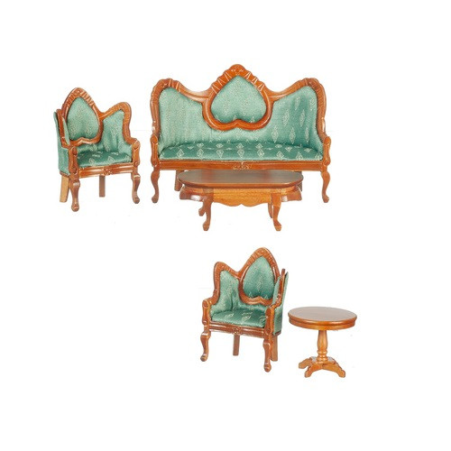 Dollhouse Miniature Victorian Living Room Set (AZT0112)