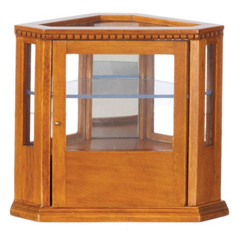 Corner Display Cabinet, Walnut (AZT6345)