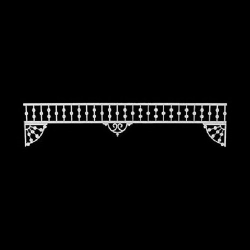 Grille Spool Porch Kit (LT033) Dollhouse Miniature