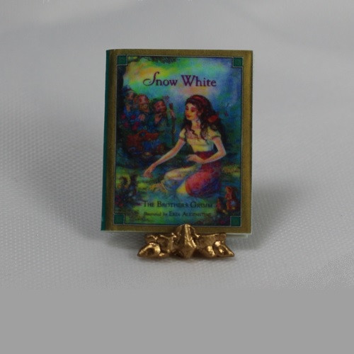 Snow White (book) Dollhouse Miniature; stand not included