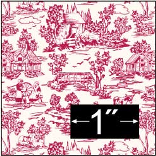 Red Toile Champagne