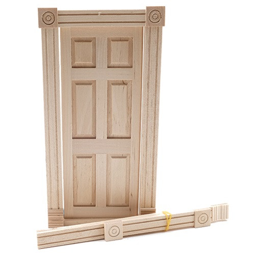 Traditional Block and Trim Interior Door (CLA76025)