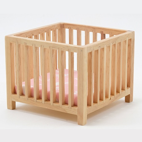 Oak, Slatted Playpen (CLA10608)