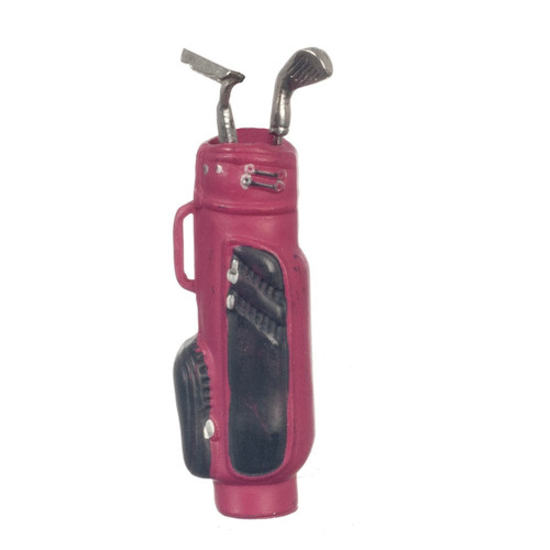 Golf Bag with 2 Clubs/Red (AZG8032R2)