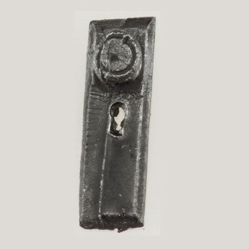 1:12 Scale Dollhouse Miniature Black Doorknob (IC2841)