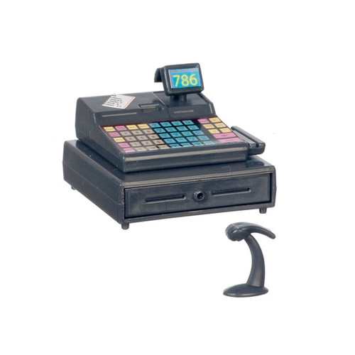 AZG7342 - Modern Cash Register with Scanner - Jeepers Dollhouse