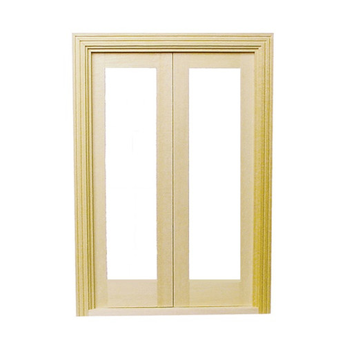 Great deals on Oakridge Minis - 15-Lite Double French Doors with Frame and  Trim - 3' x 7' Scale Size - 1 Scale 1:12 Model Miniature - 1032-12