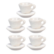 Cup and Saucer Set (AZG7712); ten pieces