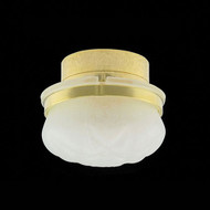 LED Battery Operated, Frosted Round Ceiling Light (MH54010)