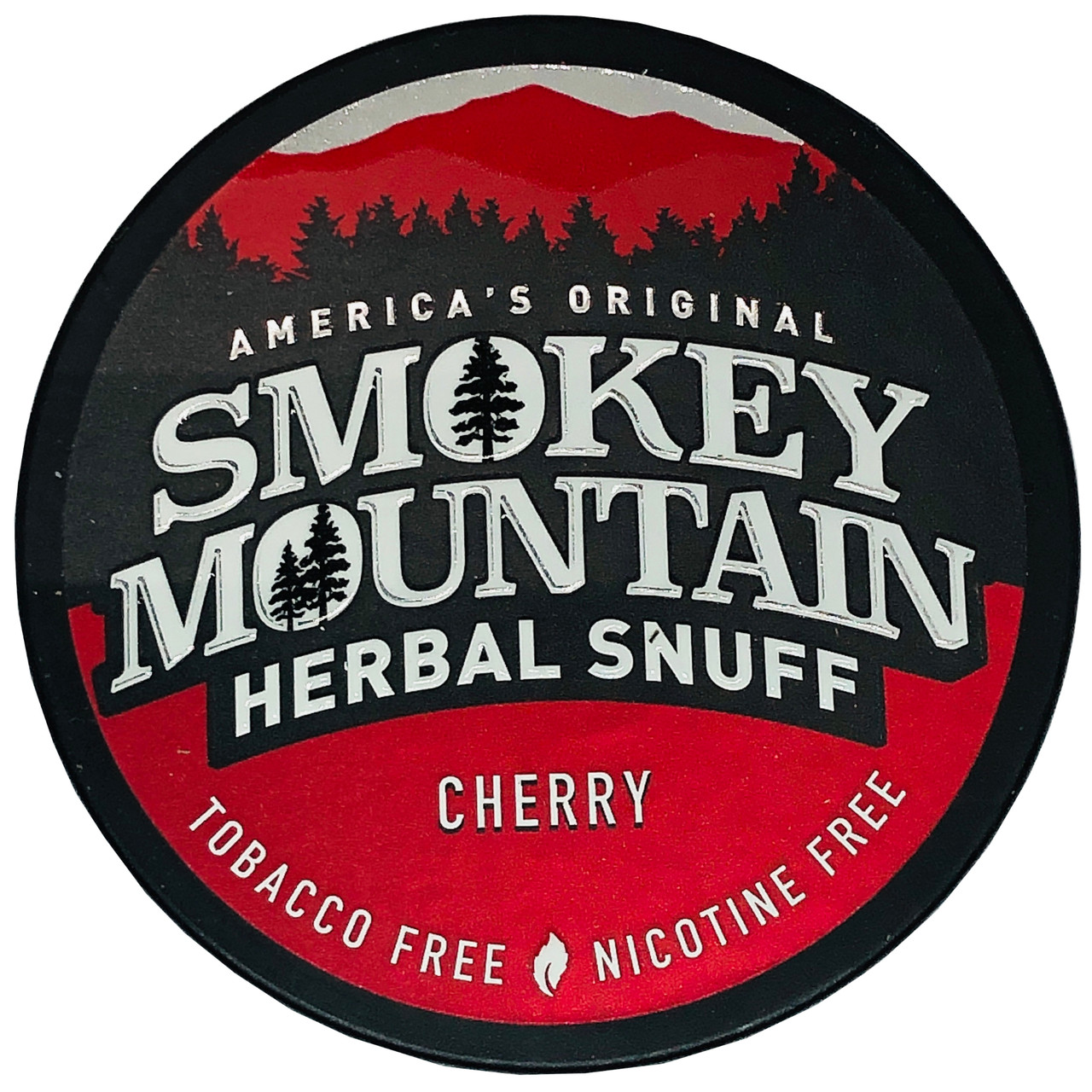 Smokey Mountain Herbal Snuff Cherry 1 Can