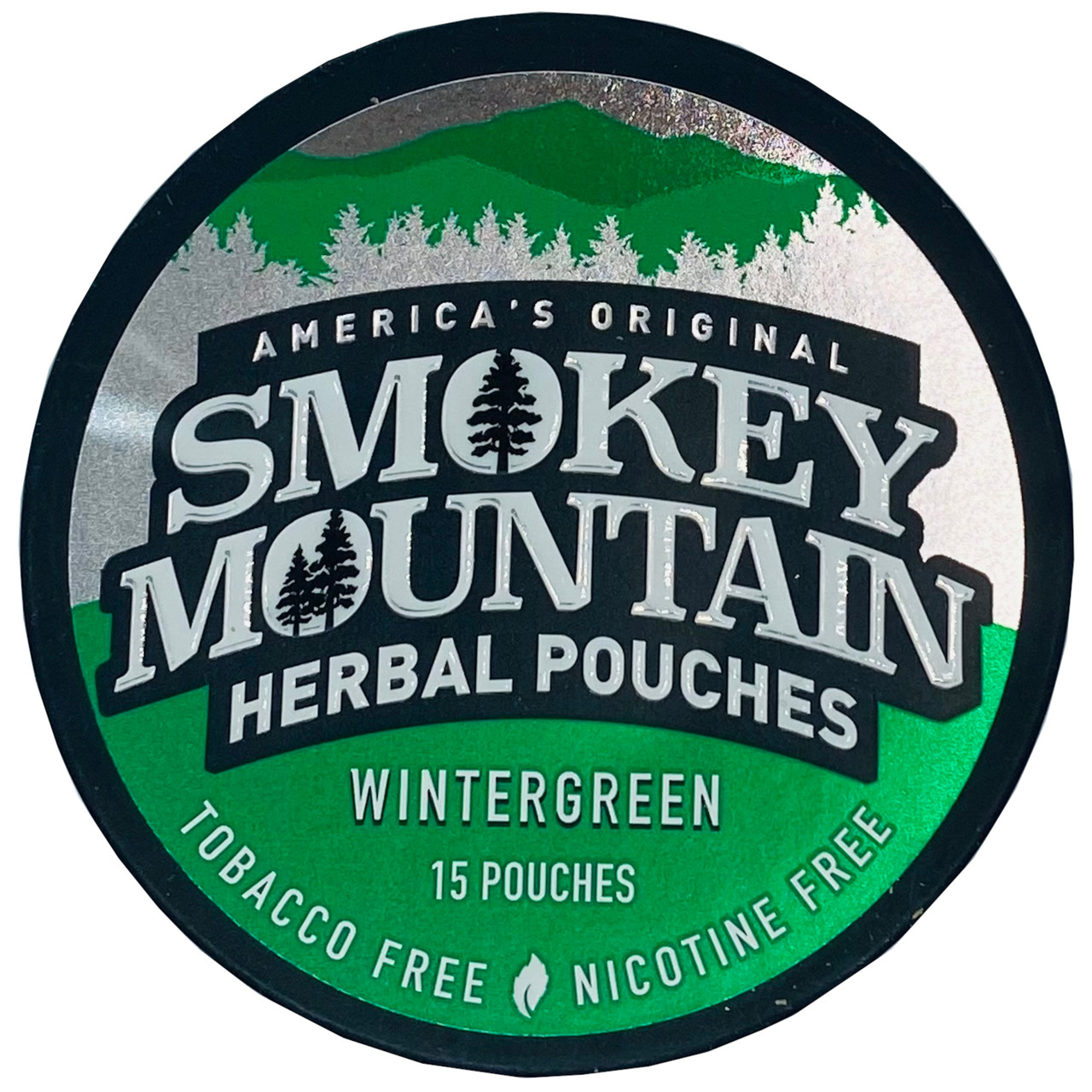 Smokey Mountain Herbal Snuff Wintergreen Pouch New 1 Can