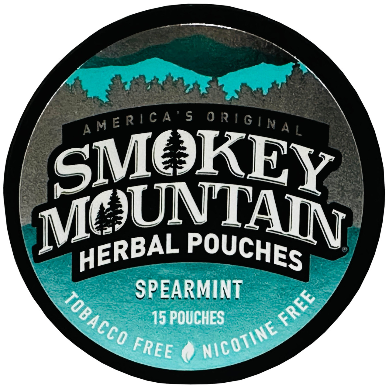 Smokey Mountain Herbal Snuff Spearmint Pouch New 1 Can