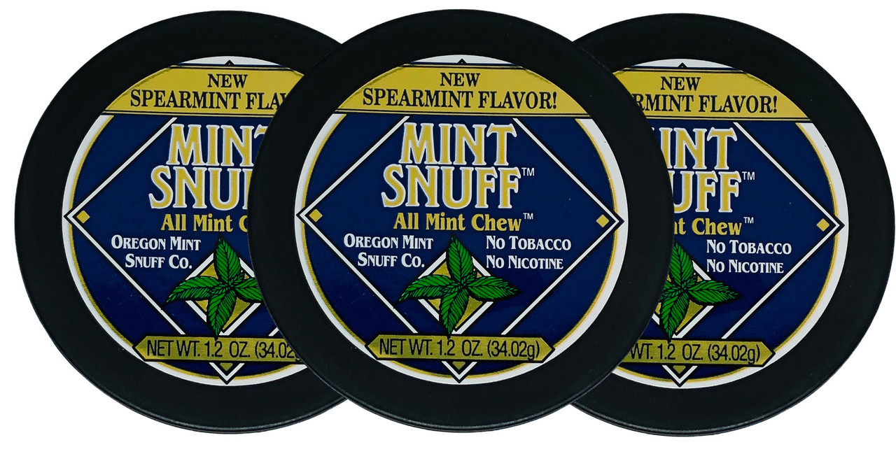 Oregon Mint Snuff Spearmint 3 Cans