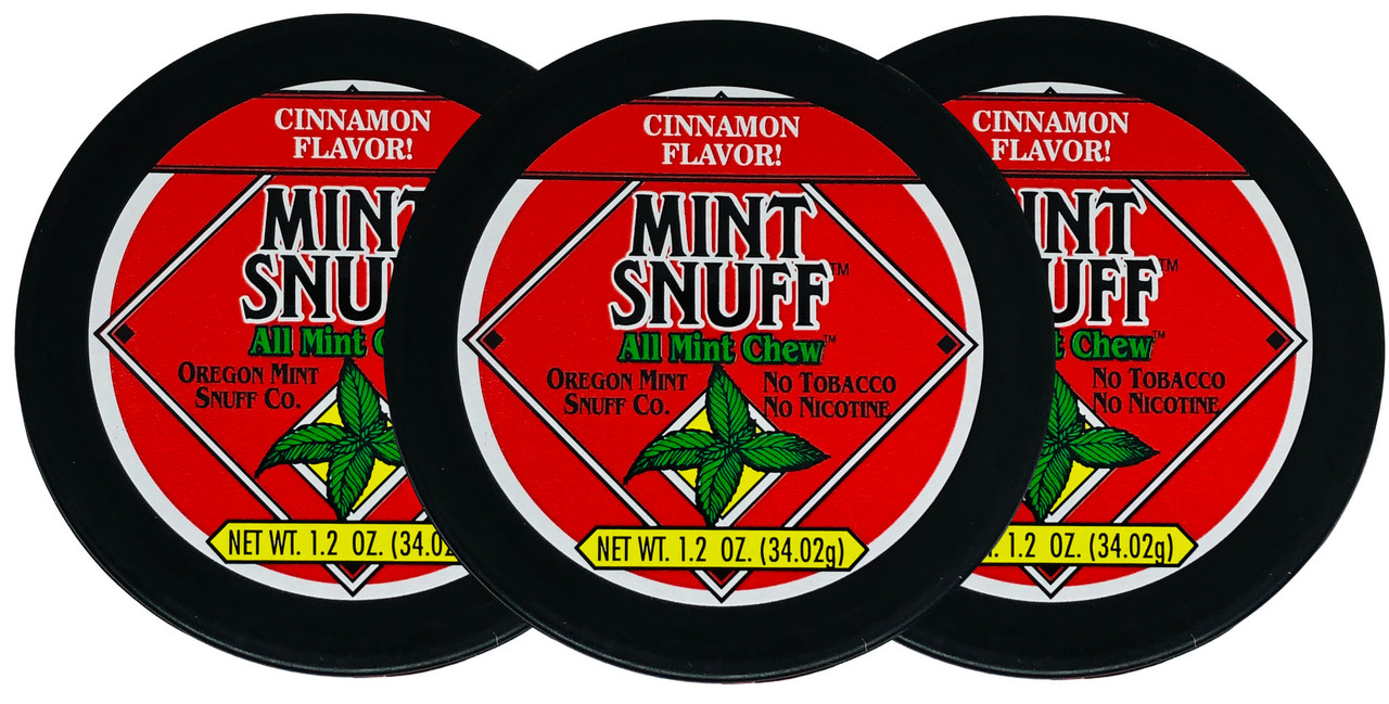 Oregon Mint Snuff Cinnamon 3 Cans