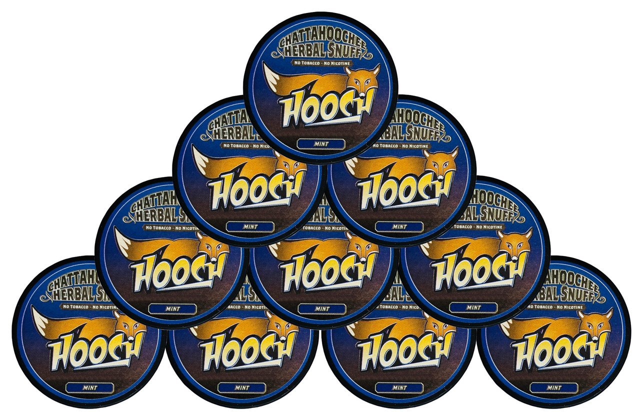 Hooch Snuff Pouch Packs 10 Cans Mint