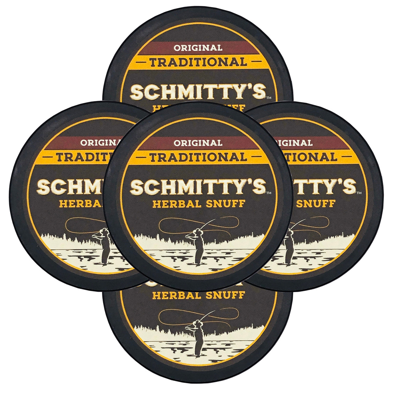 Schmitty's Herbal Snuff Original 5 Cans