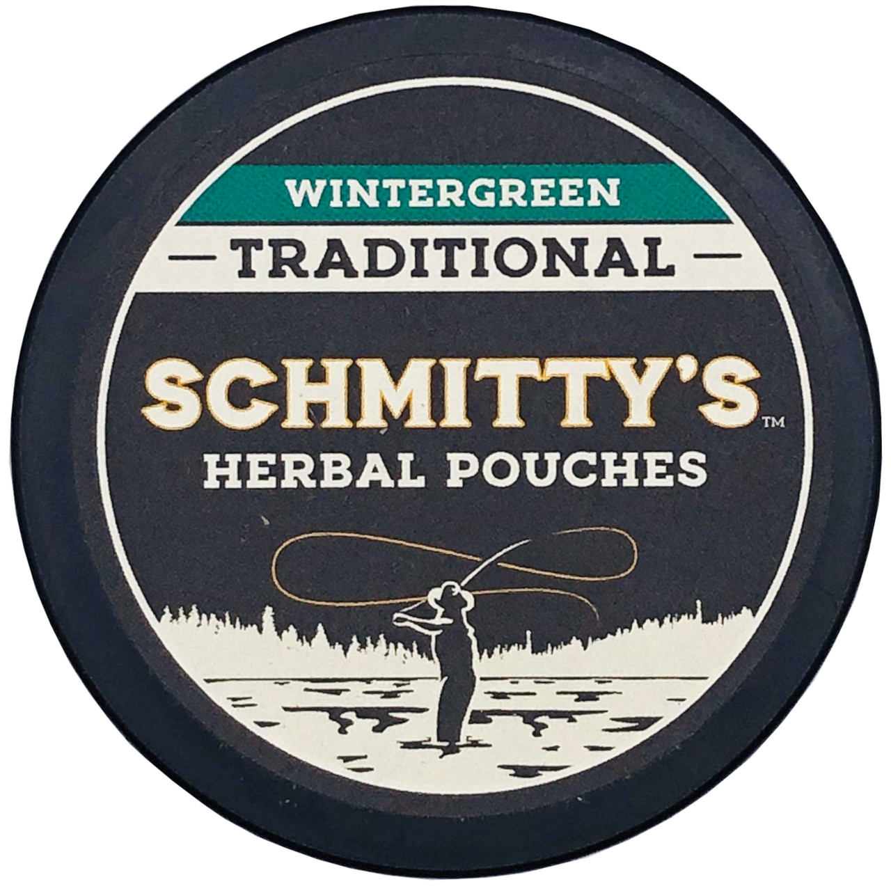 Schmitty's Herbal Snuff Pouches Wintergreen 1 Can