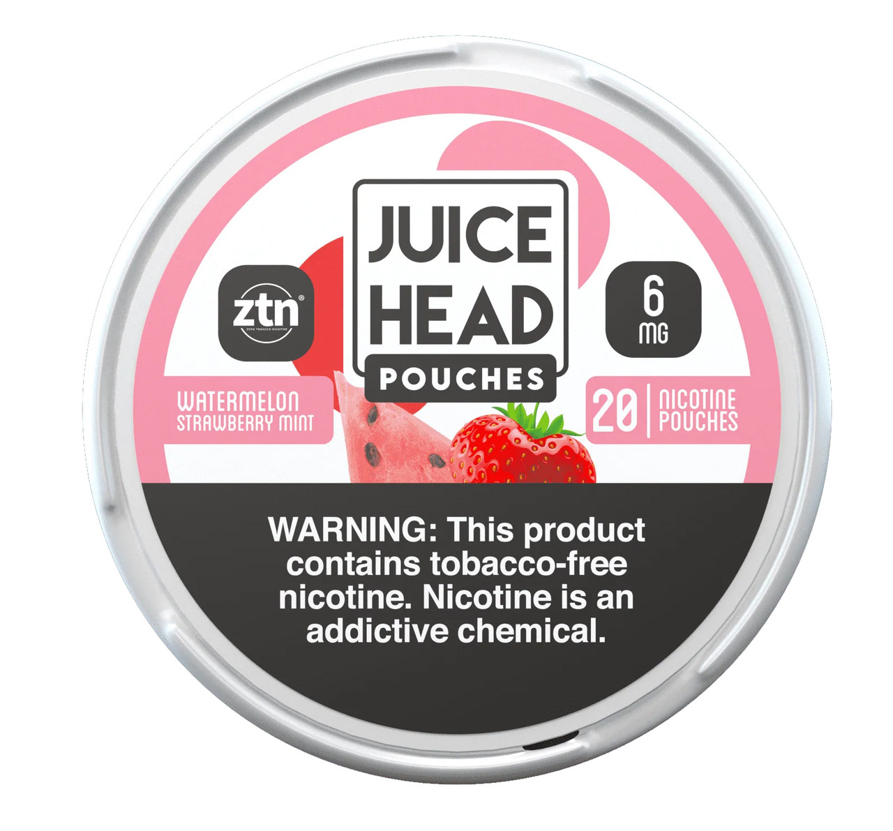 Juice Head Tobacco Free Nicotine 6MG Pouches