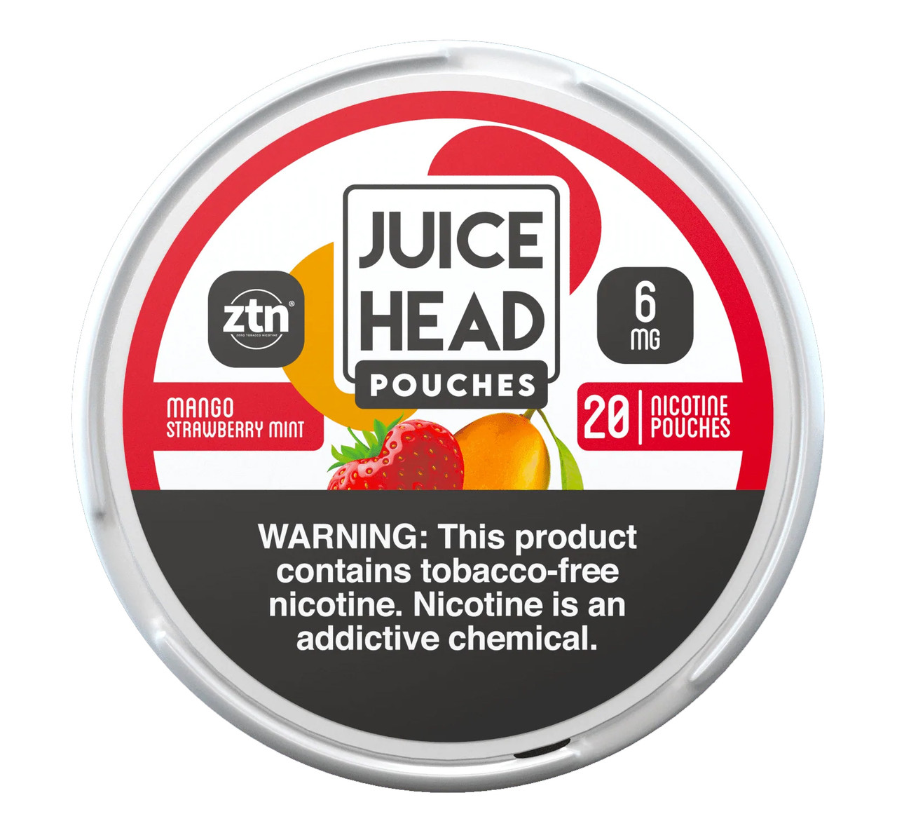 Juice Head Tobacco Free Nicotine 6MG Pouches - Variety Pack