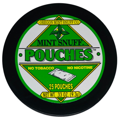 Oregon Mint Snuff Pouches- 1 Can - Mint