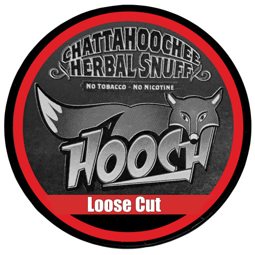 no tobacco chew Hooch Herbal Snuff Loose Rough & Fine Cut - 1 Can
