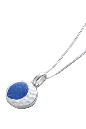 Textured Lapis Pendant