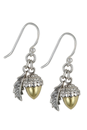 Acorn & Leaf Earrings