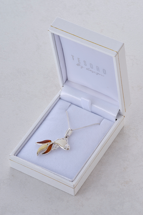 Amber Fish Pendant