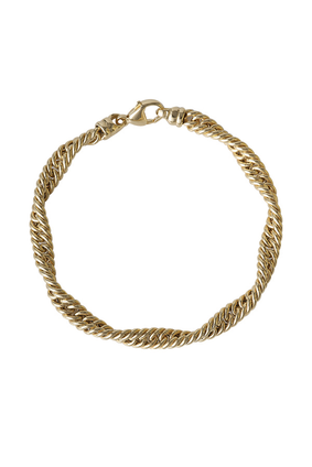 Gold Plated Twist Bracelet