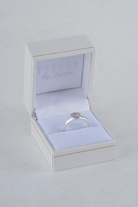 Small Sterling Silver Signet Ring