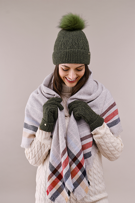 Cashmere & Merino  Large Square Shawl