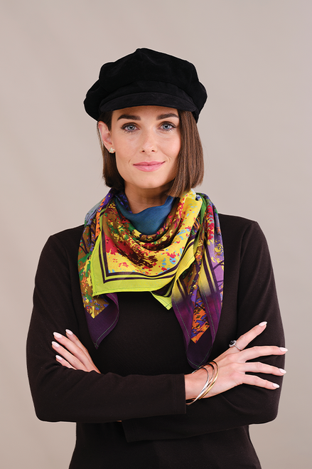 Autumn Woodland Large Silk Scarf