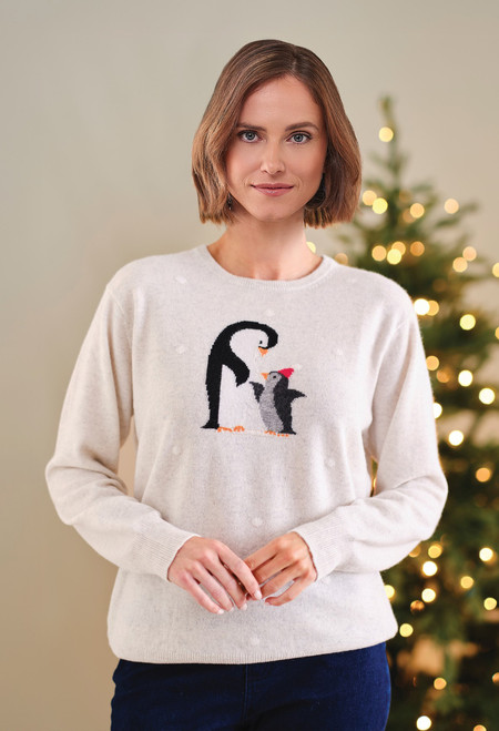 Penguins Cashmere Jumper