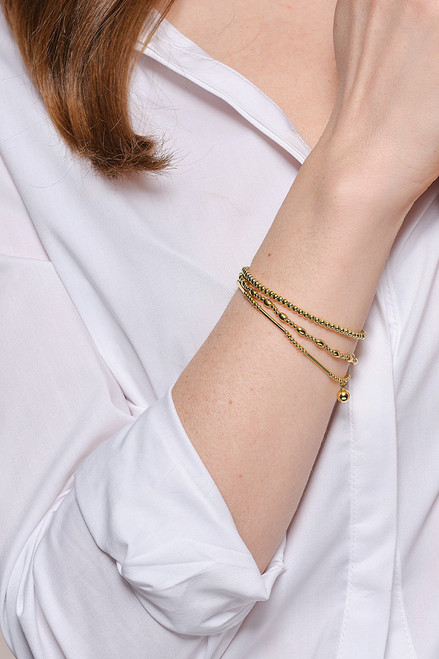 Gold Stretch Bracelets Gold Stretch Bracelets