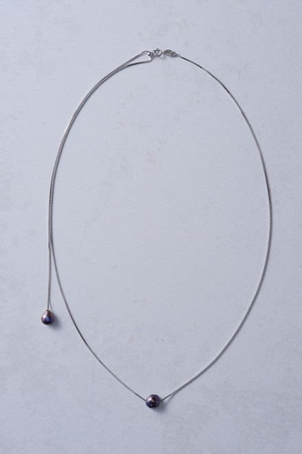 Pearl Slider Necklace 